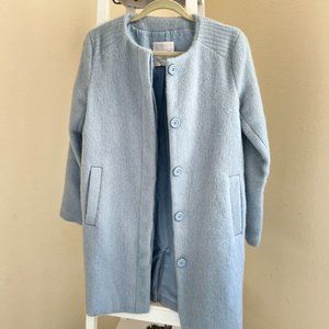 Baby Blue Zara Coat, Size S, Good Condition, Great Price